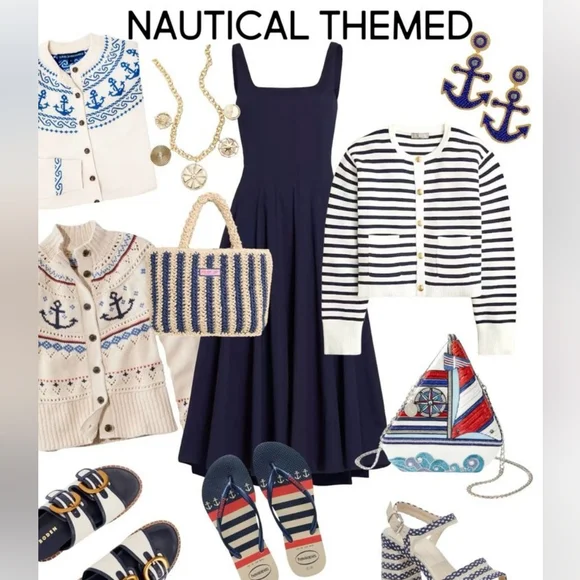 Lands' End Navy Cotton Silk Sleeveless Dress Size 6 Quiet Luxury Preppy Coastal - Picture 8 of 11